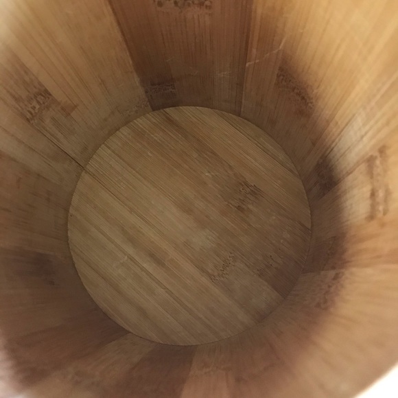 Bamboo Untensil Canister/Caddy - Picture 2 of 5